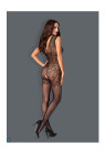 Kwiatowe bodystocking z szerokimi ramiączkami