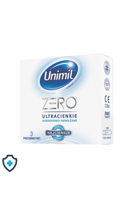 Ultracienkie prezerwatywy Zero 3 szt - najdelikatniejsze na świecie Ultracienkie prezerwatywy Zero 3 szt - najdelikatniejsze na świecie