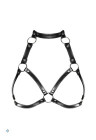 Elegancka uprząż, skórzany harness soft BDSM