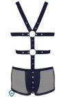 Męski harness połączony z szortami - wetlook