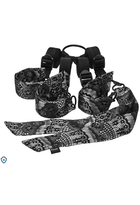 Mocowanie pod materac z eleganckimi krawatami do wiązania Mocowanie pod materac z eleganckimi krawatami do wiązania