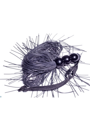 Wodoodporny, silikonowy pejcz o długości 26 cm