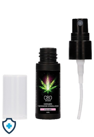 Damskie feromony  zapachowe z dodatkiem CBD - 15 ml