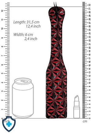 Elegancka, prostokątna packa z diamentowym wzorem