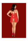 Uwodzicielska koszulka i stringi w rozmiarze plus size