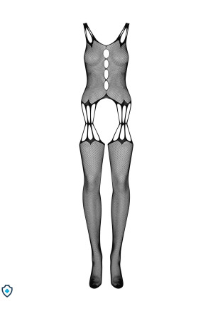 Seksowne bodystocking w kolorze czarnym