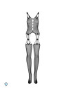 Seksowne bodystocking w kolorze czarnym