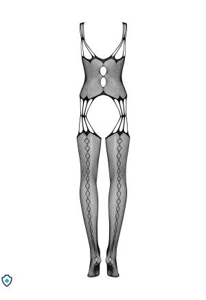 Seksowne bodystocking w kolorze czarnym