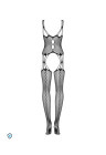 Seksowne bodystocking w kolorze czarnym