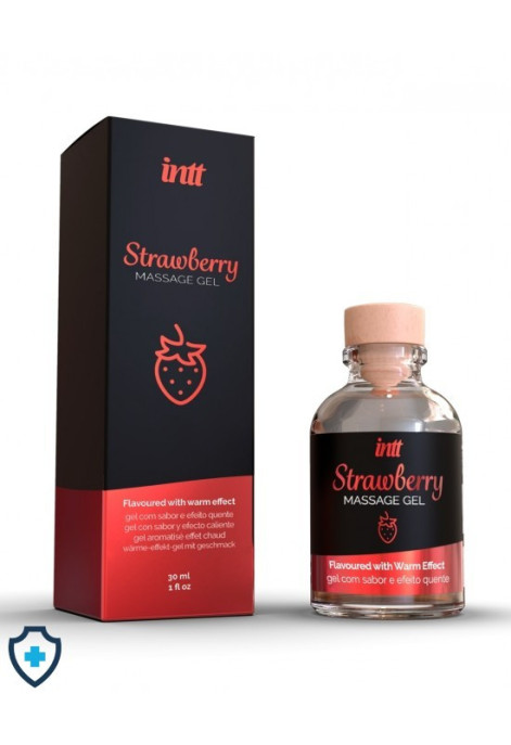 Rozgrzewający, jadalny żel do stosunku oralnego - truskawka, 30 ml Rozgrzewający, jadalny żel do stosunku oralnego - truskawka, 30 ml