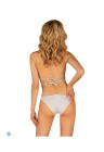 Opalizujące bikini w kolorze białym
