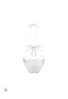 Opalizujące bikini w kolorze białym