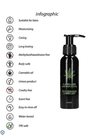 Lubrykant na bazie wody z olejkiem CBD - 100 ml