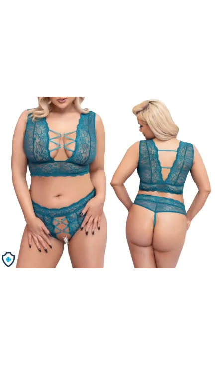 Zmysłowy, koronkowy komplet...