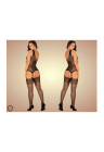 Dzianinowe bodystocking w fantazyjny wzory