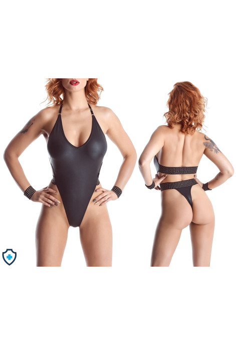 Czarne body doskonale modelujące sylwetkę Czarne body doskonale modelujące sylwetkę