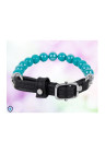 Stylowy choker z turkusowych pereł