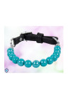 Stylowy choker z turkusowych pereł