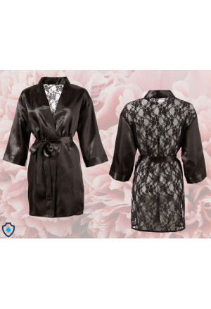 Eleganckie kimono z tyłem z koronki o kwiatowym motywie