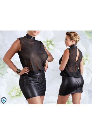 Lekka sukienka z luźną górą i dużą dozą seksapilu - Plus Size