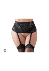 Elegancki pas do pończoch z koronką - Plus Size