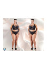 Nęcące figi z wysokim stanem i koronką - Plus Size