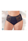 Nęcące figi z wysokim stanem i koronką - Plus Size