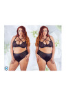 Wyrafinowany zestaw bielizny wysmuklający sylwetkę - Plus Size