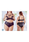 Wyrafinowany zestaw bielizny wysmuklający sylwetkę - Plus Size