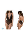 Sensualne body eco z głębokim dekoltem