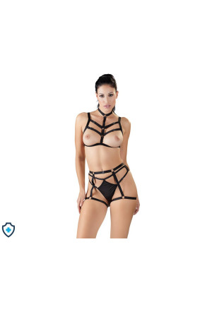 Zadziorny zestaw w stylu bondage