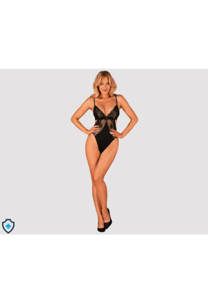 Body z siateczki oraz koronki z otwartymi plecami
