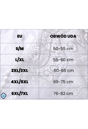 Zjawiskowe pończochy do pasa z oryginalnym wzorem