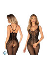 Zjawiskowe bodystocking z oryginalnym nadrukiem z siateczki