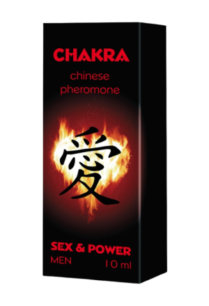 Oryginalne, skuteczne feromony męskie Chakra, 10 ml