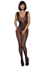 Czarne bodystocking