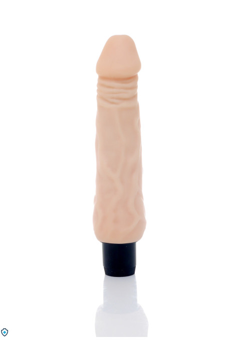 Realistyczny wibrator z cyberskóry, 20 cm