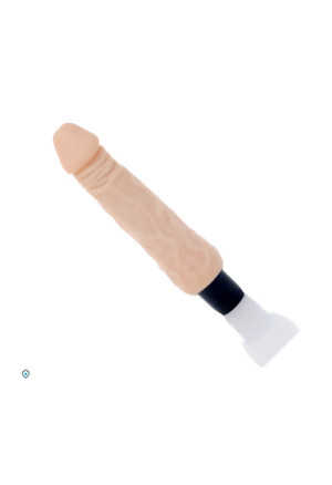 Realistyczny wibrator z cyberskóry, 20 cm