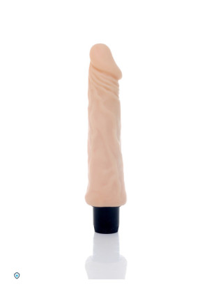 Realistyczny wibrator z cyberskóry, 20 cm