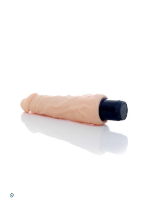 Realistyczny wibrator z cyberskóry, 20 cm
