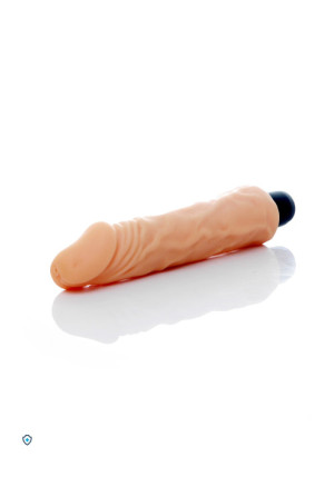 Realistyczny wibrator z cyberskóry, 20 cm
