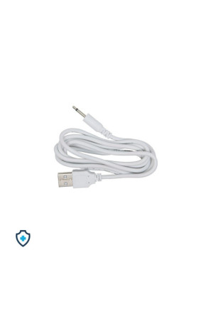 Elegancki silikonowy wibrator ze stymulatorem - USB - różowy