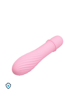Jasnoróżowy mini wibrator, stymulator łechtaczki