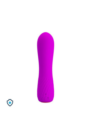 Subtelny, mini wibrator w odcieniu purpurowym