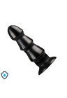 Czarne dildo analne, buttplug, choinka - 17 cm