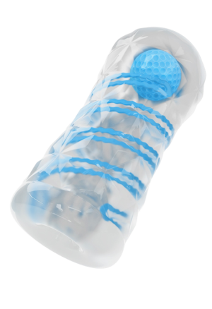 Masturbator ze spiralą i kulką stymulującą