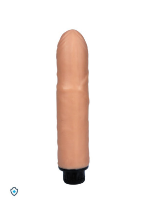 Naturalny wibrator na baterie z ręcznie robioną fakturą, 17 cm