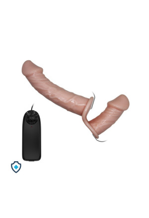Strap on do podwójnej penetracji dla kobiet z wibracjami