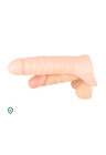 Pierścień na penisa z naturalnym dildo
