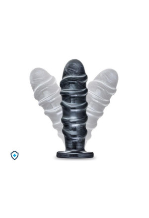 Bardzo duże, czarne dildo analne  27,9 cm